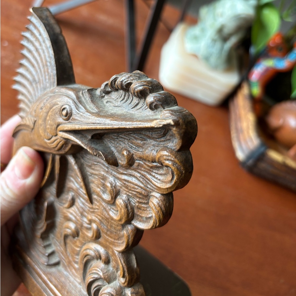 Vintage bookend Marlin or Sailfish figure made from Ornawood or Syroco (only 1) - Picture 9 of 9